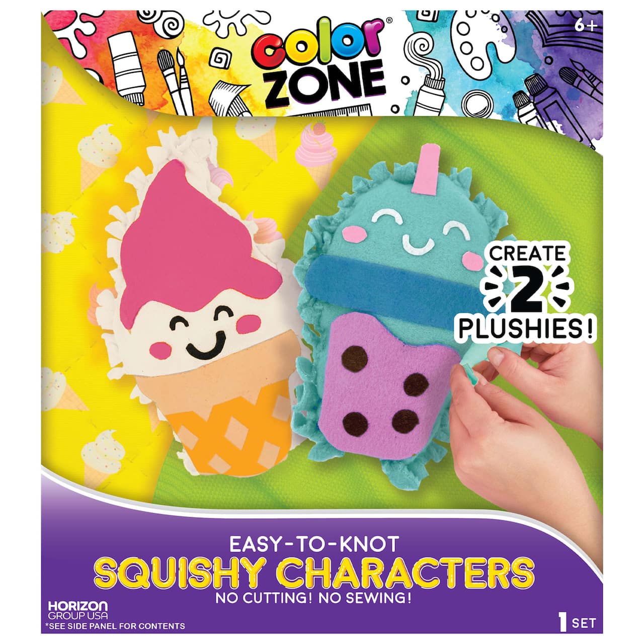 Color Zone® Easy-to-Knot Squishy Characters